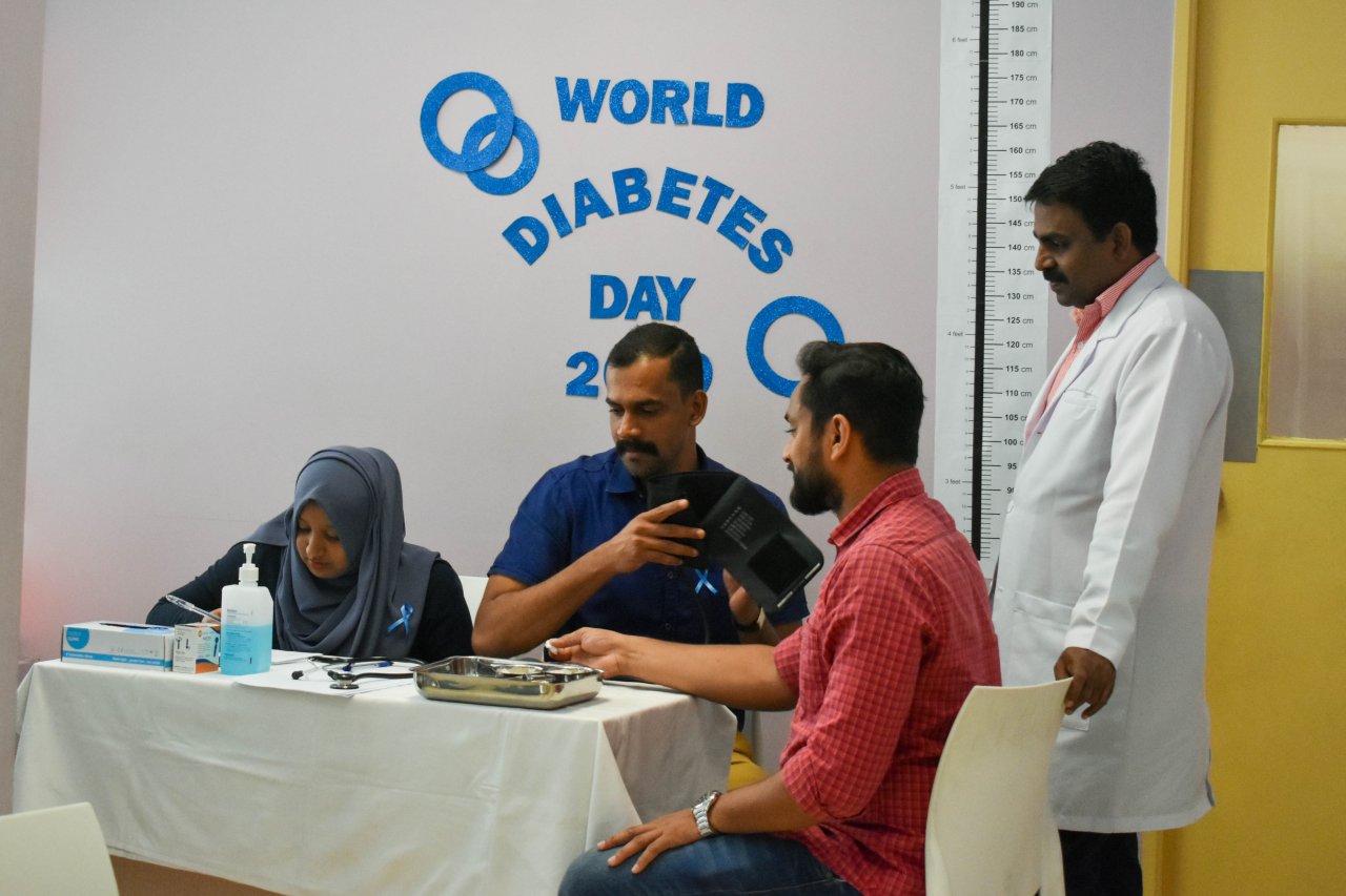 MEDICA HOSPITAL HELD FREE DIABETIC SCREENING IN OCCASION OF WORLD DIABETES DAY